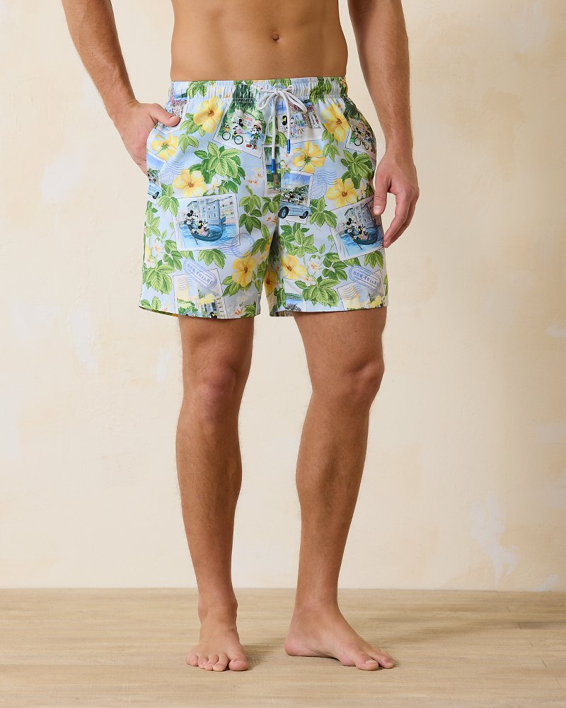 Tommy Bahama Disney Naples Postcard to Paradise 6-Inch Swim Trunks