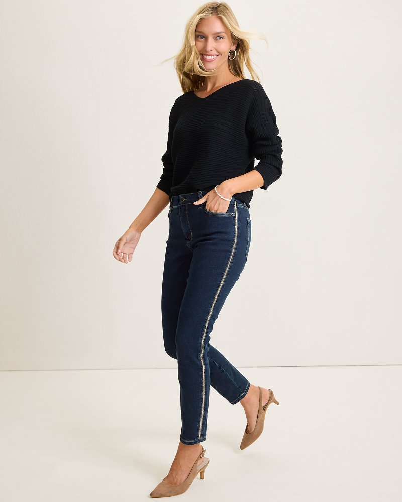 Tommy Bahama Boracay® Indigo Tux High-Rise Ankle Jeans