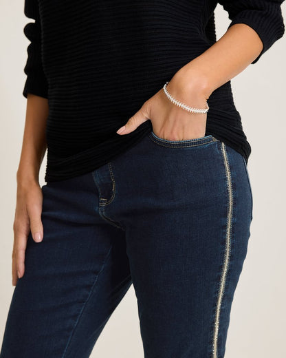Tommy Bahama Boracay® Indigo Tux High-Rise Ankle Jeans