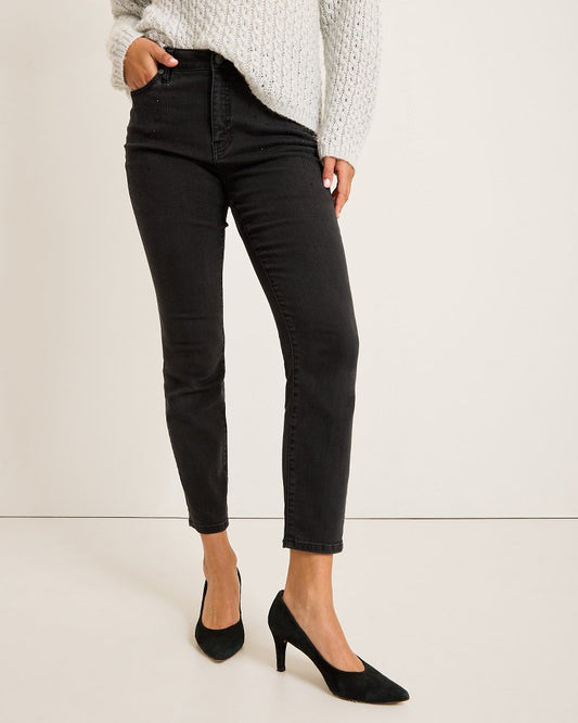 Tommy Bahama Boracay® Beach Sparkle High-Rise Skinny Ankle Jeans