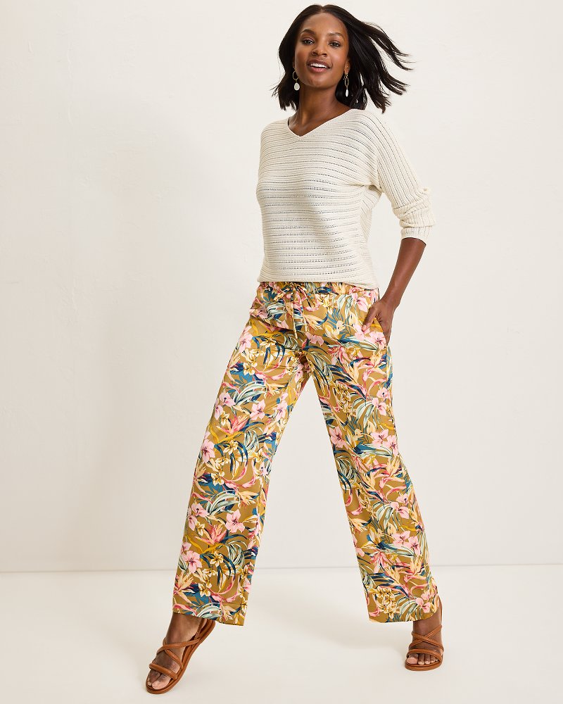 Tommy Bahama Flora Amora Satin Pants