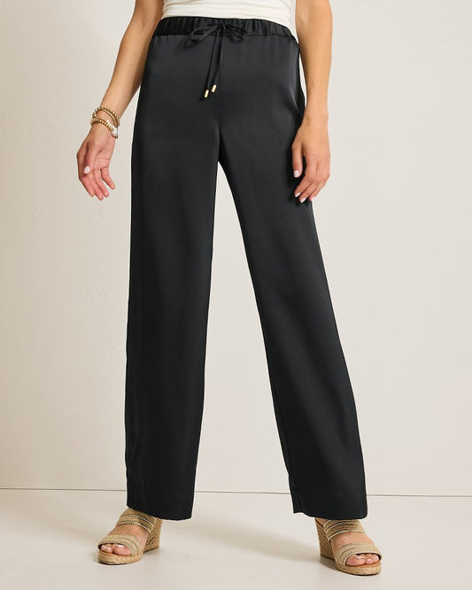Tommy Bahama Midnight Sea Satin Easy Pants