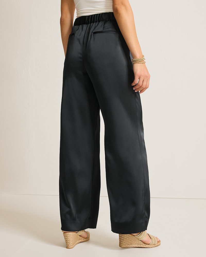 Tommy Bahama Midnight Sea Satin Easy Pants