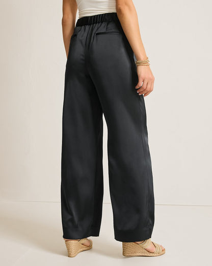 Tommy Bahama Midnight Sea Satin Easy Pants