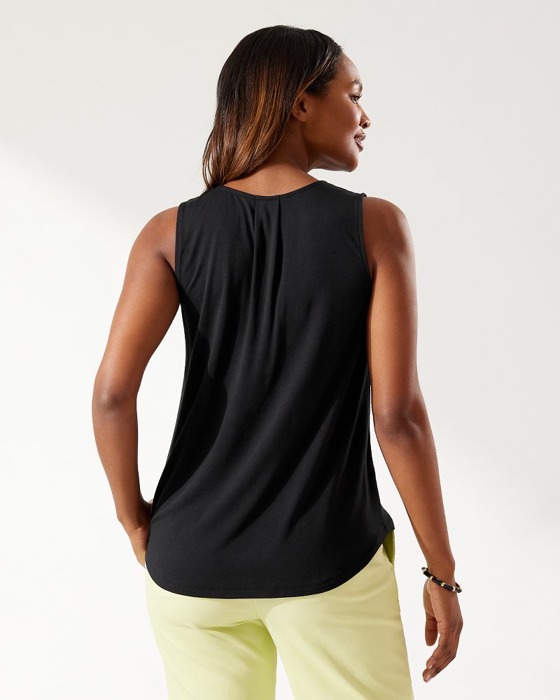 Tommy Bahama Kauai Box Pleat Tank Top
