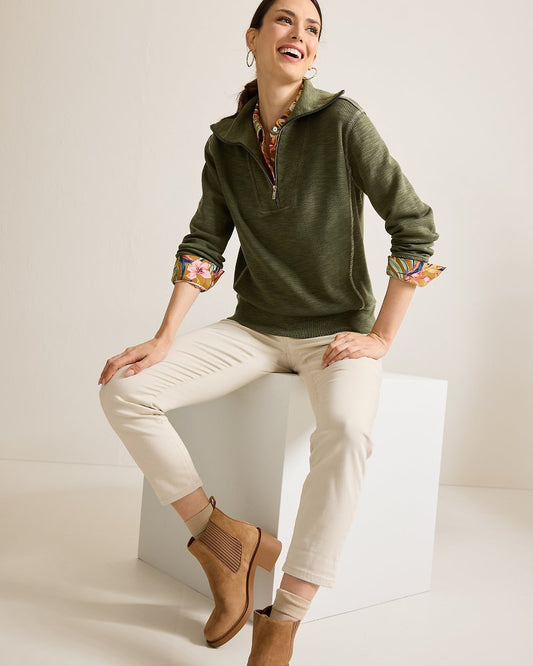 Tommy Bahama Tobago Bay Half-Zip Sweatshirt