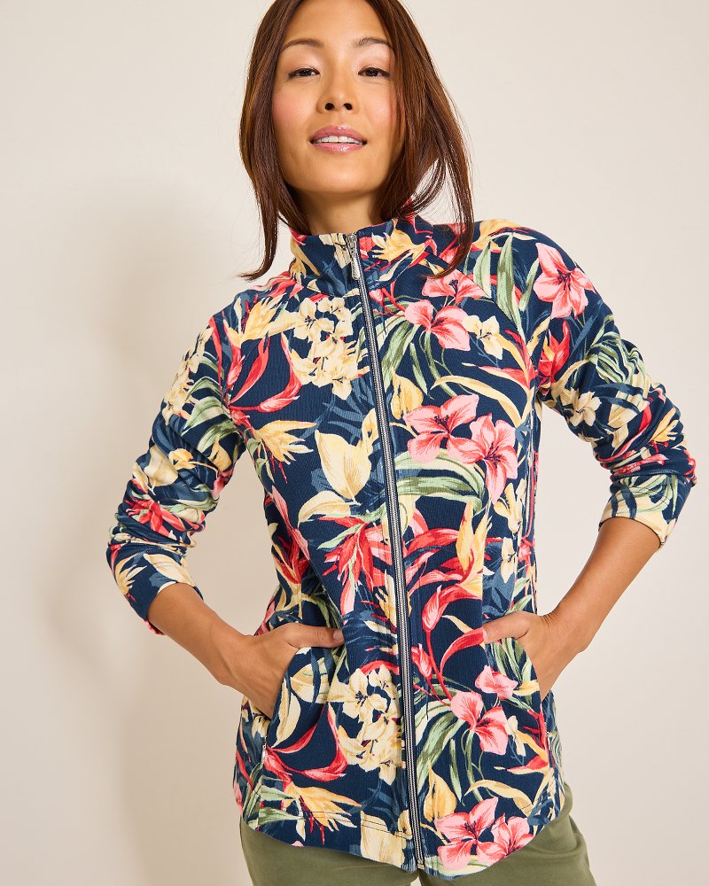 Tommy Bahama Aruba Flora Amora Full-Zip Sweatshirt