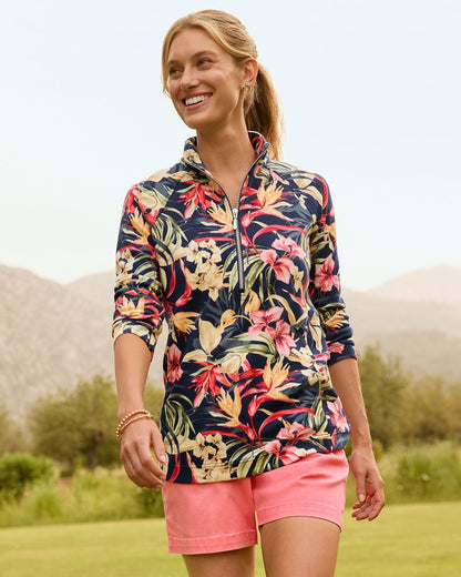 Tommy Bahama Aruba Flora Amora Half-Zip Sweatshirt