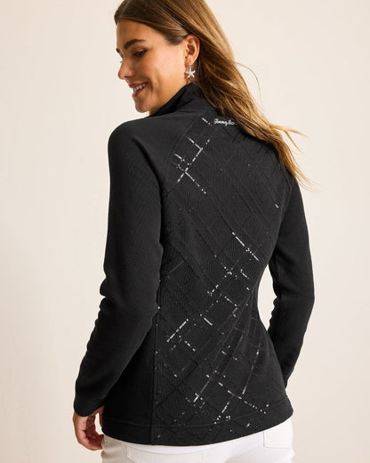 Tommy Bahama Aruba Diamond Days Embroidered Full-Zip Sweatshirt