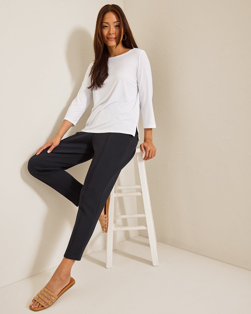 Tommy Bahama Kona Isles 3/4-Sleeve Boat-Neck Top