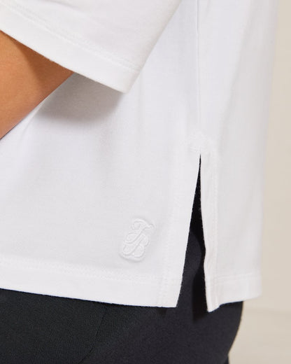 Tommy Bahama Kona Isles 3/4-Sleeve Boat-Neck Top