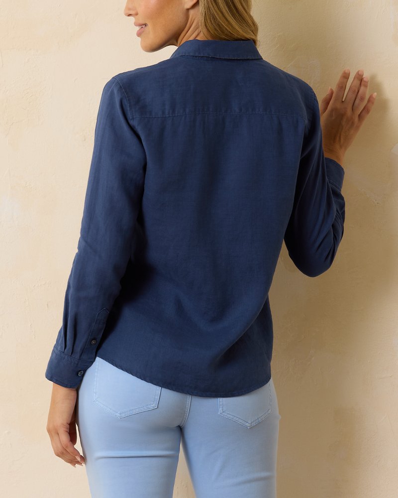 Tommy Bahama Coastalina Linen Long-Sleeve Shirt