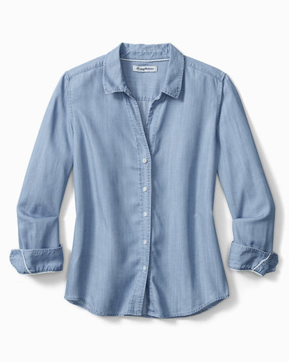 Tommy Bahama Chambray All Day Long-Sleeve Shirt