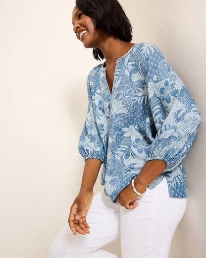 Tommy Bahama Secret Inlet 3/4-Sleeve Top