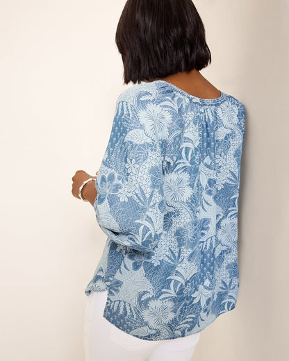 Tommy Bahama Secret Inlet 3/4-Sleeve Top