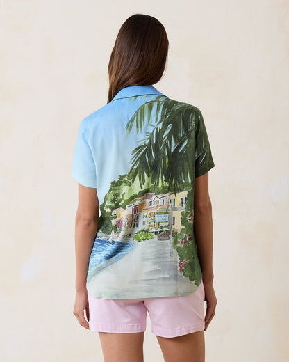 Tommy Bahama Disney Coastal Cruisin' Silk Camp Shirt