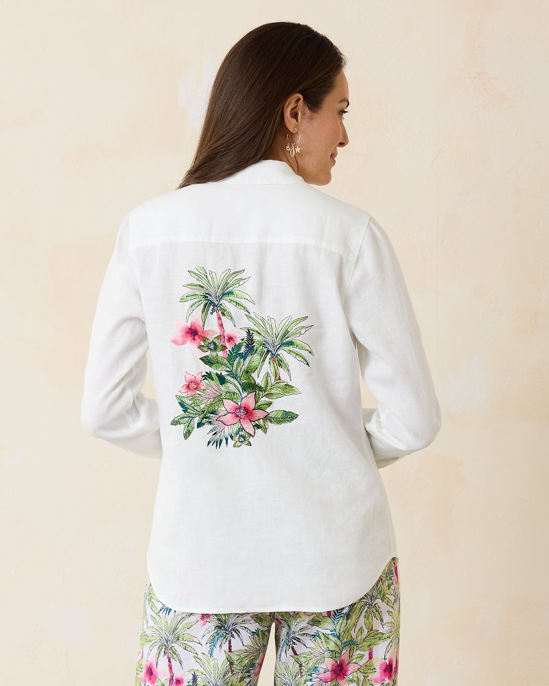 Tommy Bahama Coastalina Coastal Palms Linen Shirt
