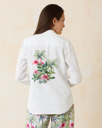 Tommy Bahama Coastalina Coastal Palms Linen Shirt
