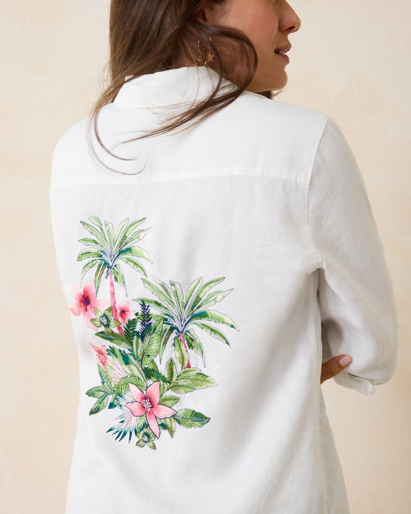 Tommy Bahama Coastalina Coastal Palms Linen Shirt