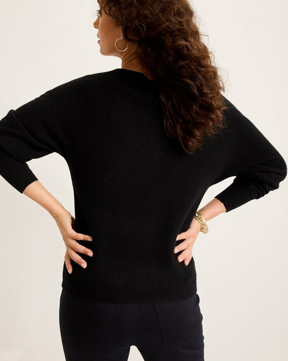 Tommy Bahama Embellished Pineapple Cashmere-Blend Sweater