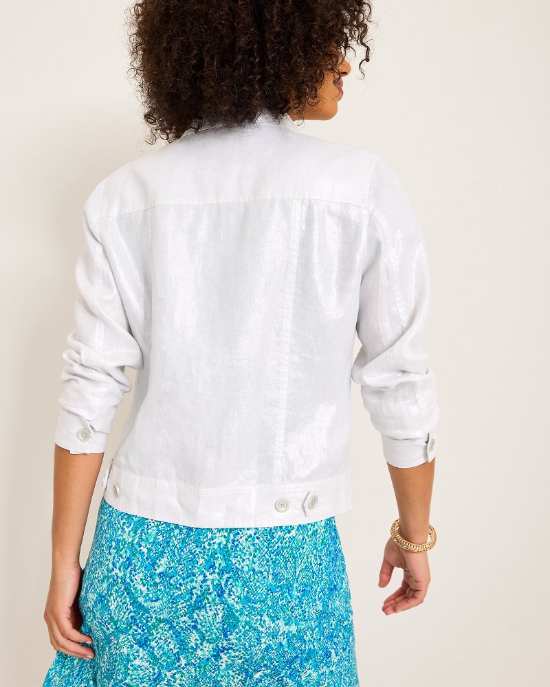 Tommy Bahama Two Palms Shimmer Linen Jacket