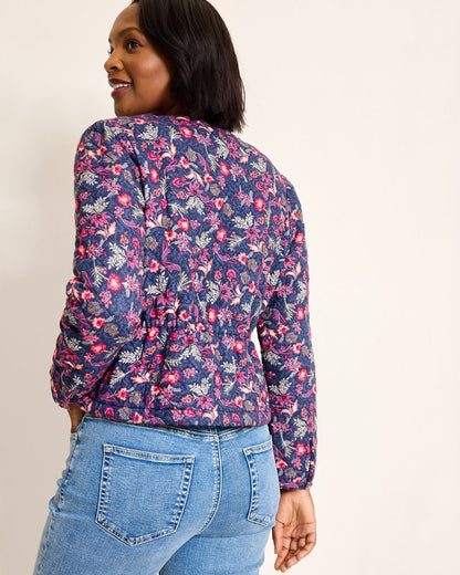 Tommy Bahama Sweeping Floral Quilted Jacket