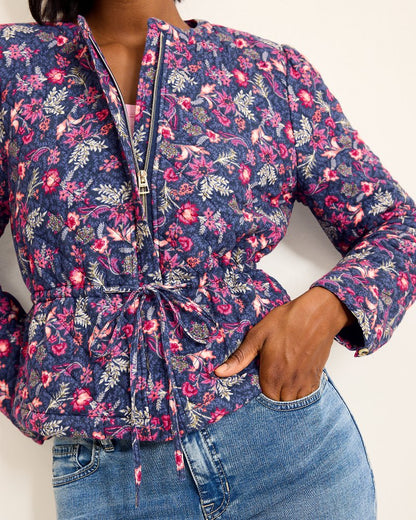 Tommy Bahama Sweeping Floral Quilted Jacket