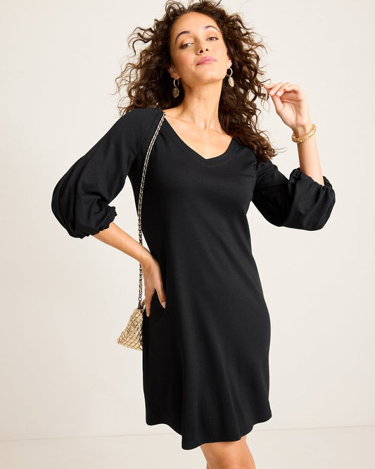 Tommy Bahama Darcy Balloon-Sleeve Dress