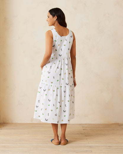 Tommy Bahama Disney Nova Wave Beach Cruiser Midi Dress