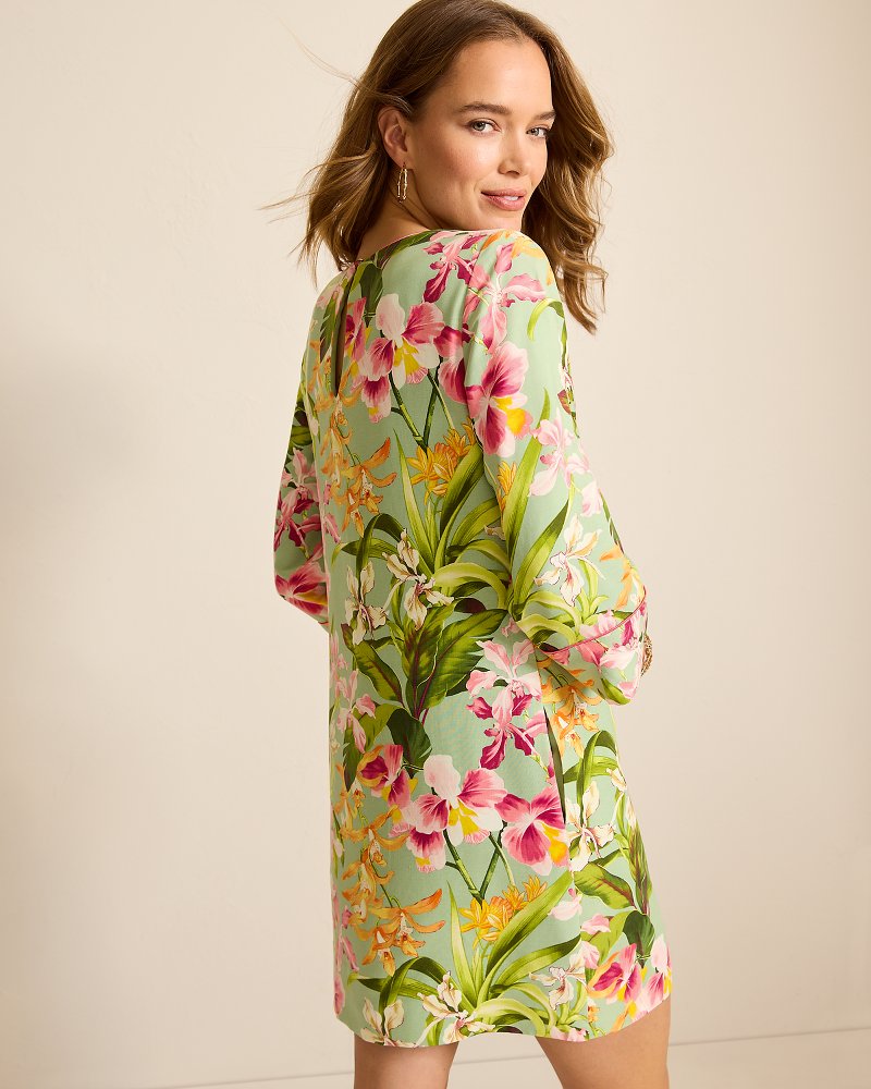 Tommy Bahama Orchid Bay Silk Shift Dress