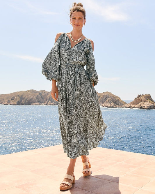 Tommy Bahama Playa Python Maxi Dress