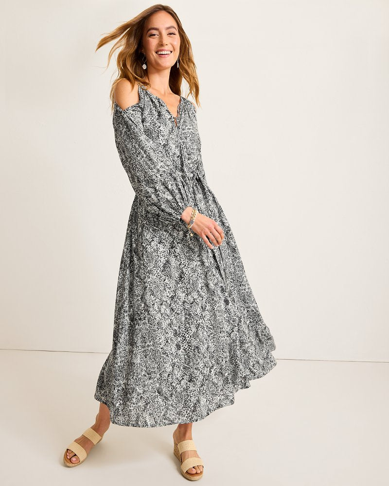 Tommy Bahama Playa Python Maxi Dress