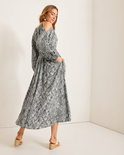 Tommy Bahama Playa Python Maxi Dress