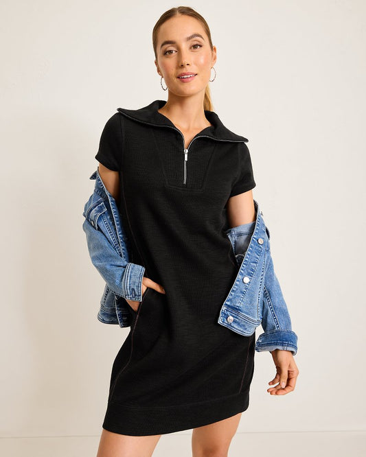 Tommy Bahama Tobago Bay Half-Zip Collared Dress