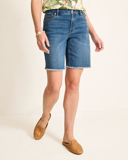 Tommy Bahama Cut-Off Bermuda Denim Shorts
