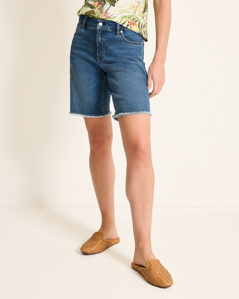 Tommy Bahama Cut-Off Bermuda Denim Shorts
