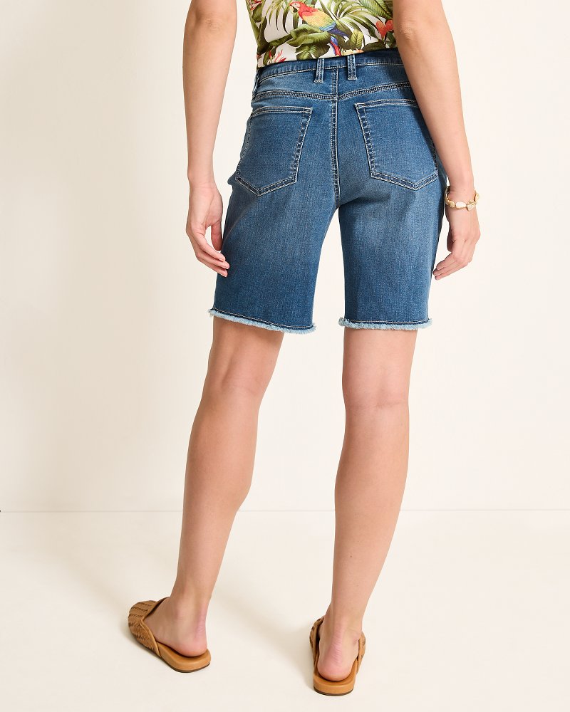Tommy Bahama Cut-Off Bermuda Denim Shorts