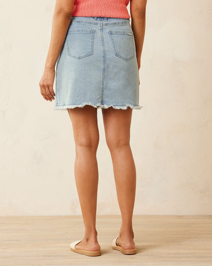 Tommy Bahama Boracay® Indigo Raw-Edge Skirt