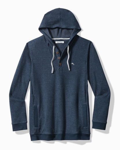 Tommy Bahama Textured Twill Stripe Hoodie