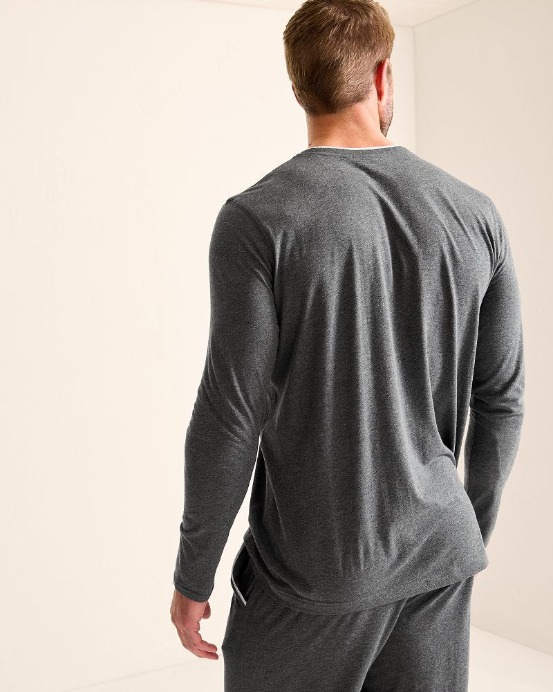 Tommy Bahama Big & Tall Jersey Long-Sleeve Crewneck T-Shirt