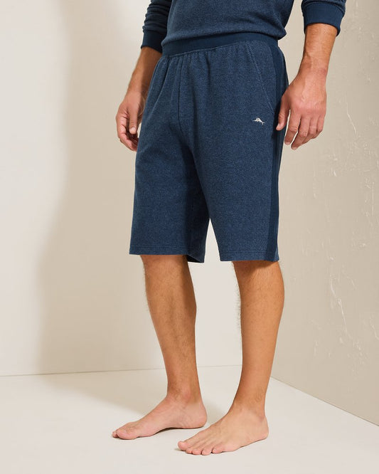 Tommy Bahama Big & Tall Textured Twill Stripe Pajama Shorts