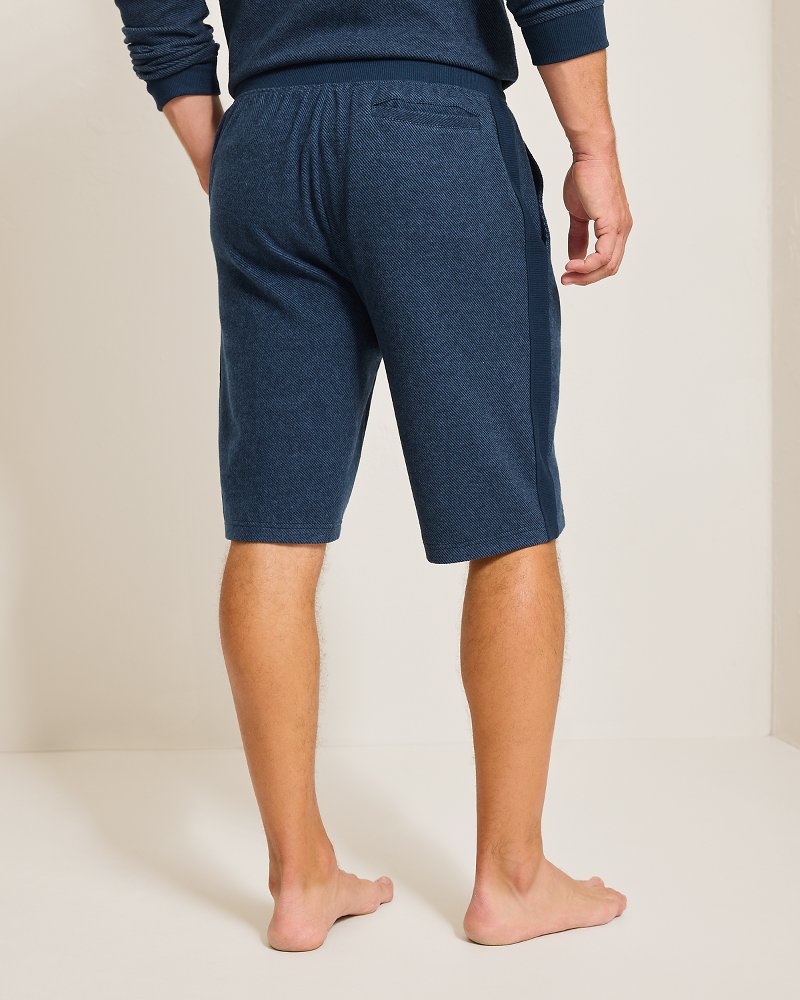 Tommy Bahama Big & Tall Textured Twill Stripe Pajama Shorts