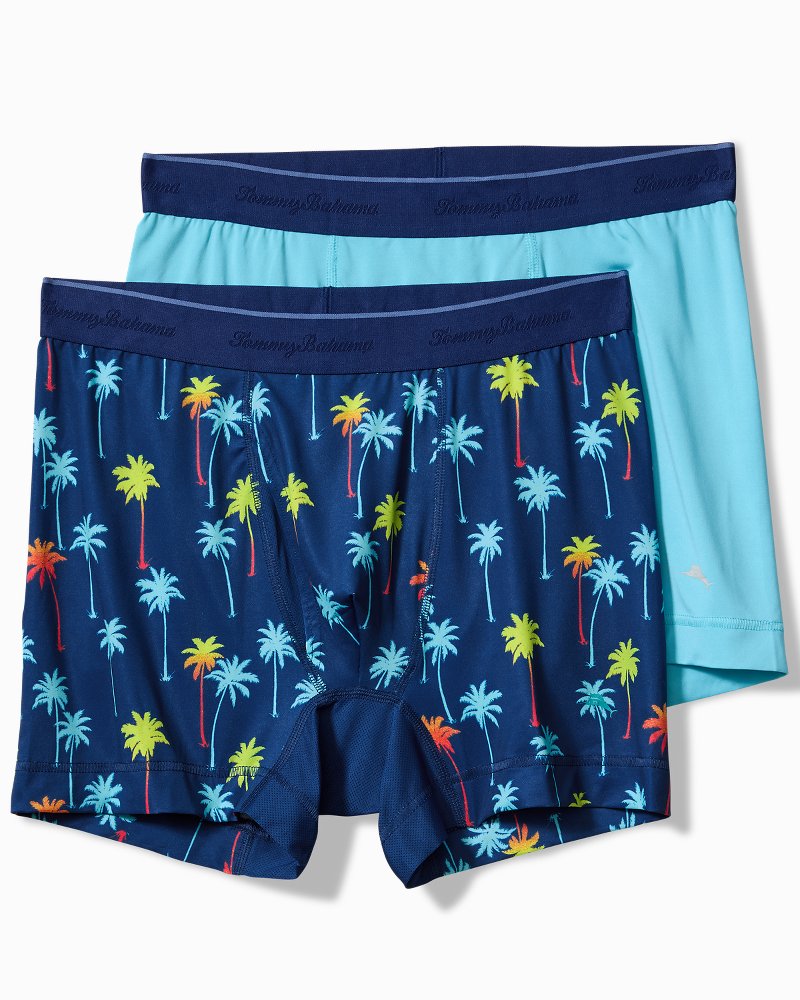 Tommy Bahama Aloha Print Tech Boxer Briefs - 2-Pack