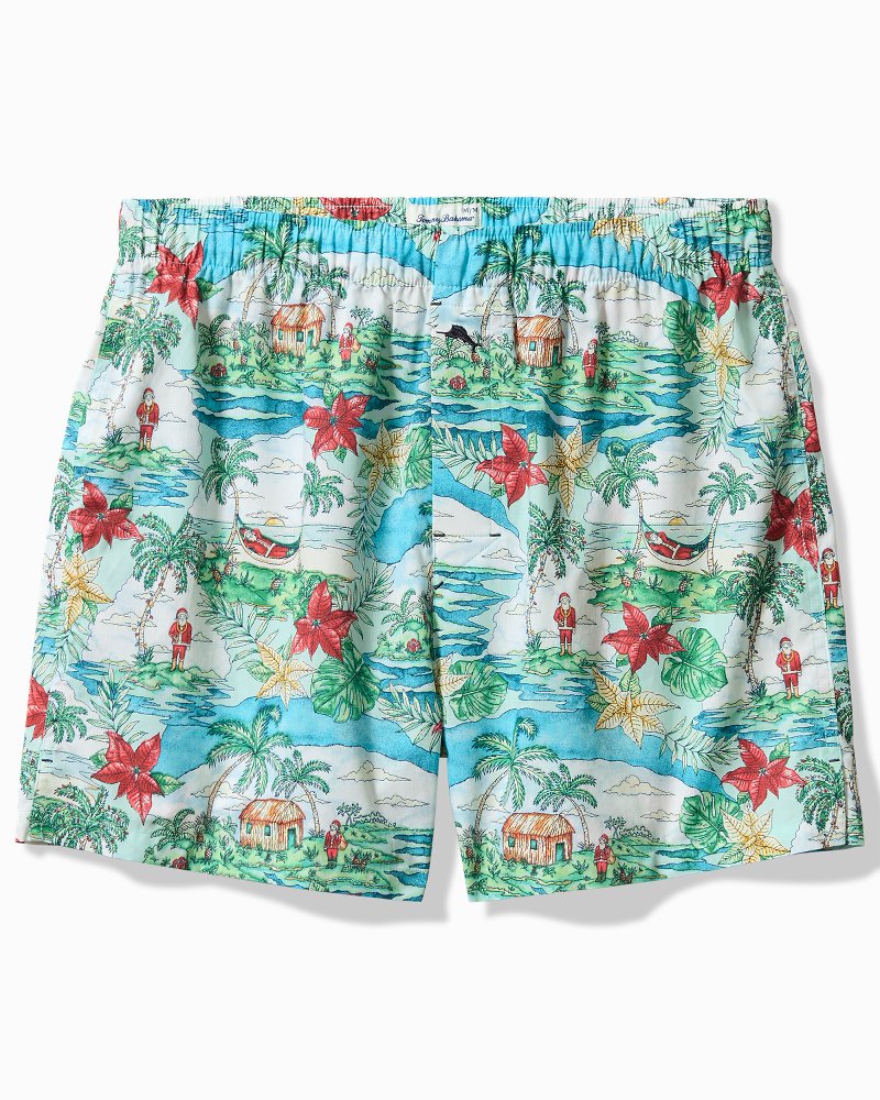 Tommy Bahama Woven Tropical Print Boxers