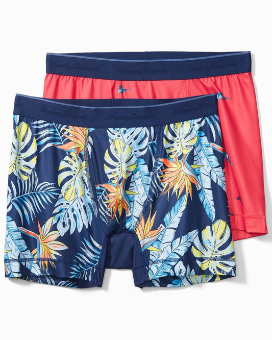 Tommy Bahama Mesh Tech Print Boxer Briefs — 2-Pack