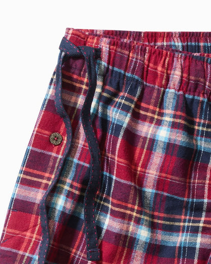 Tommy Bahama Flannel Long Sleeve & Pants Pajama Set