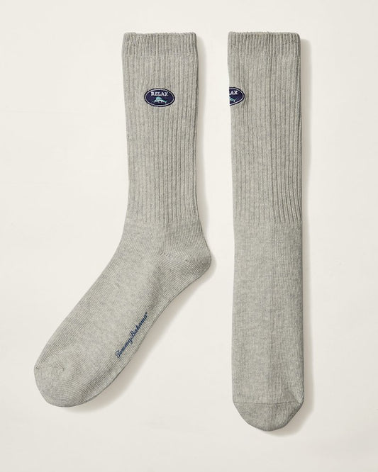 Tommy Bahama Relax Ribbed Crew Socks