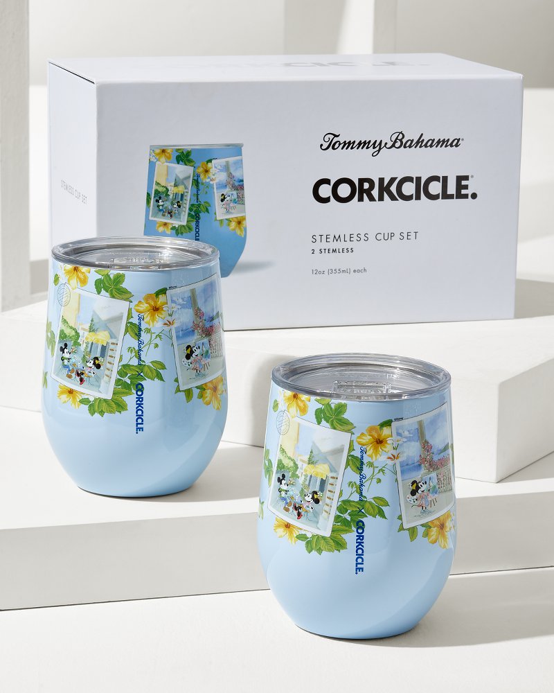 Tommy Bahama Disney x Corkcicle Stemless 12-oz. Wine Cups - Set of 2