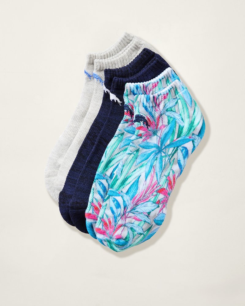 Tommy Bahama IslandZone® Performance Athletic Socks — 3 Pack
