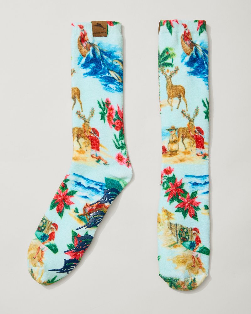 Tommy Bahama Island Soft® Holiday Santa Socks